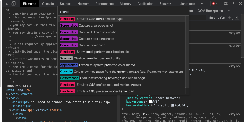 Howto make fullscreen webpage screenshots with chrome