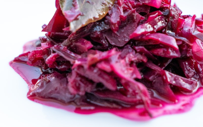 Rode kool op grootmoeders wijze / Braised red cabbage, grandma style