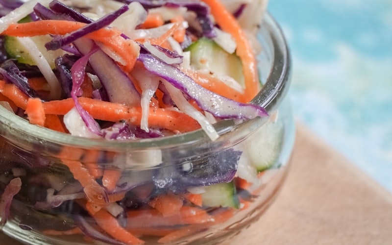 Rode kool salade / Red cabbage slaw